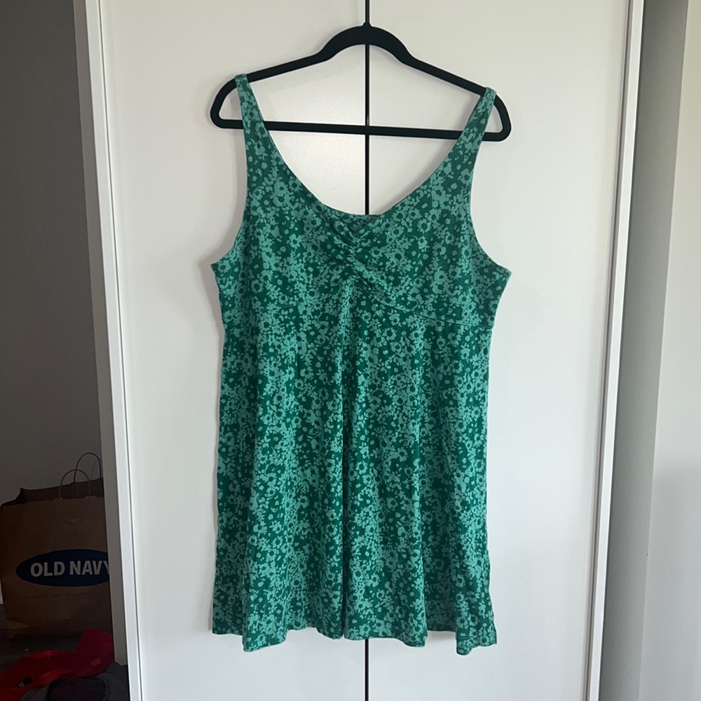 Green Floral Dress